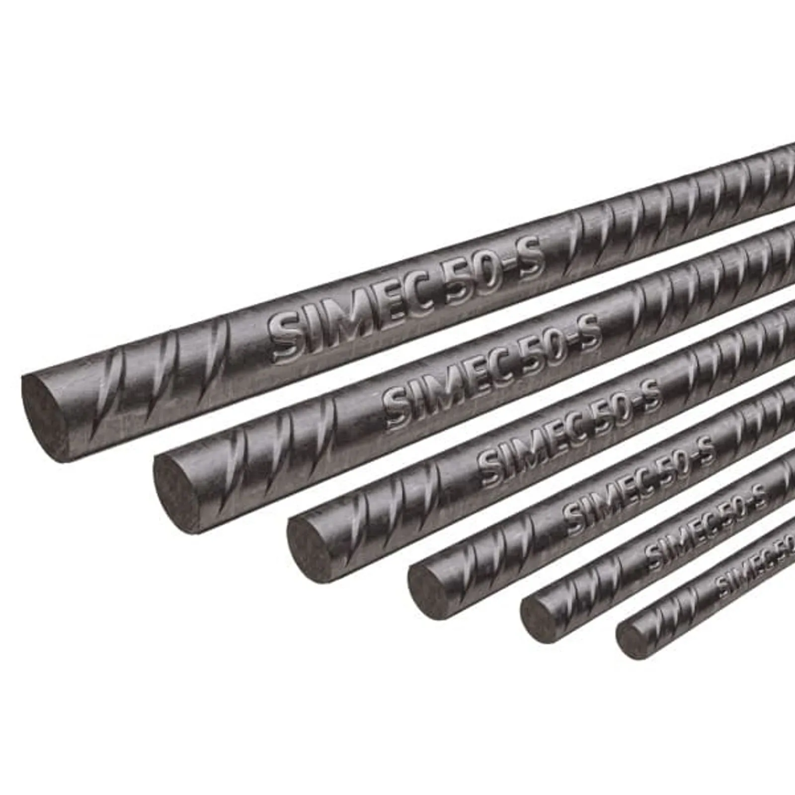 Vergalhão Aço Nervurado CA-50 10mm 3/8" Barra 12m Simec